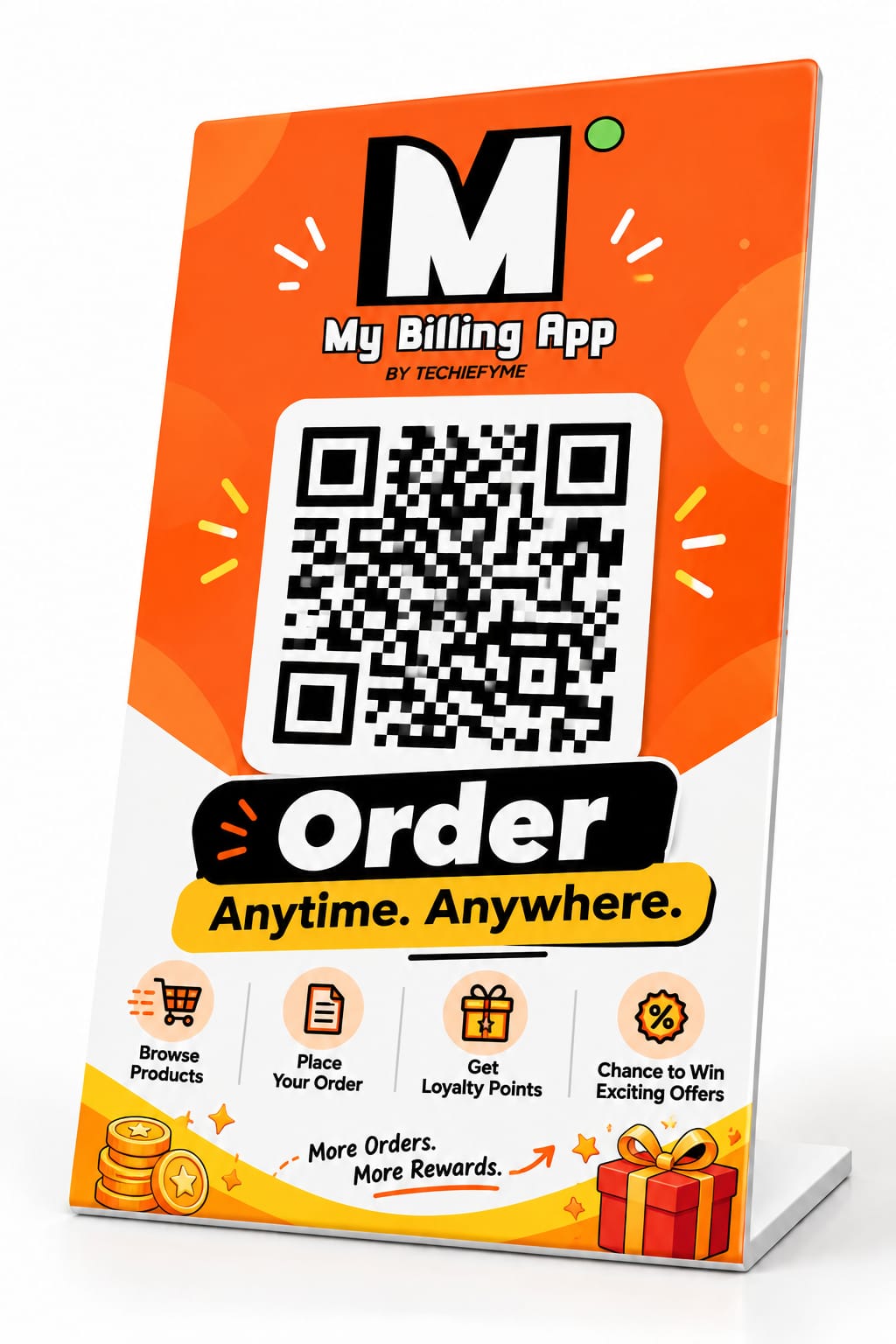 MyBillingApp WhatsApp QR display